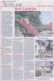 Bert krantenartikel foto 1